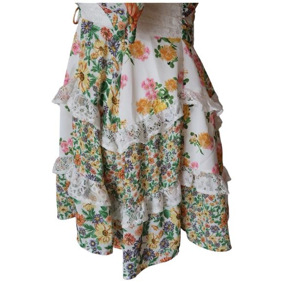 For Love and Lemons Rosalyn Mini Dress in Green Size S - Picture 8 of 16